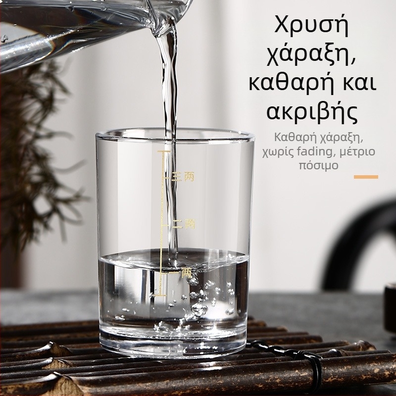 Σετ ποτηριών ουίσκι από θερμοανθεκτικό γυαλί, χωρητικότητας 101–200 ml, με τυπωμένο λογότυπο, συσκευασία σε χάρτινο κουτί