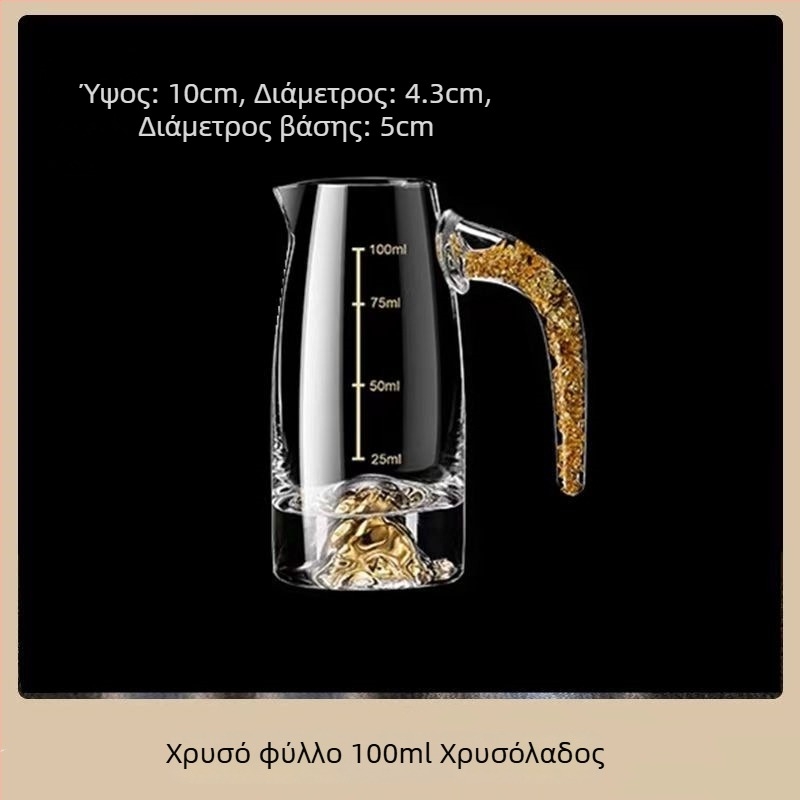 Σετ ποτηριών κρασιού από κρύσταλλο γυαλί – Weimu, χωρητικότητα 1-100 ml, στυλ εθνικής μόδας, με λογότυπο