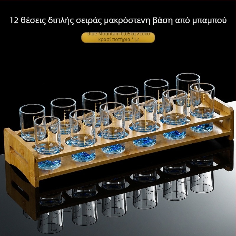 Σετ ποτηριών λικέρ για οικιακή χρήση — Γυαλί, Κινέζικό στυλ, Συσκευασία σε χαρτονέν κουτί, Κυκλοφόρησε Καλοκαίρι 2021, Πρώτης τάξης ποιότητα