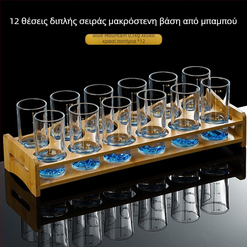 Σετ ποτηριών λικέρ για οικιακή χρήση — Γυαλί, Κινέζικό στυλ, Συσκευασία σε χαρτονέν κουτί, Κυκλοφόρησε Καλοκαίρι 2021, Πρώτης τάξης ποιότητα