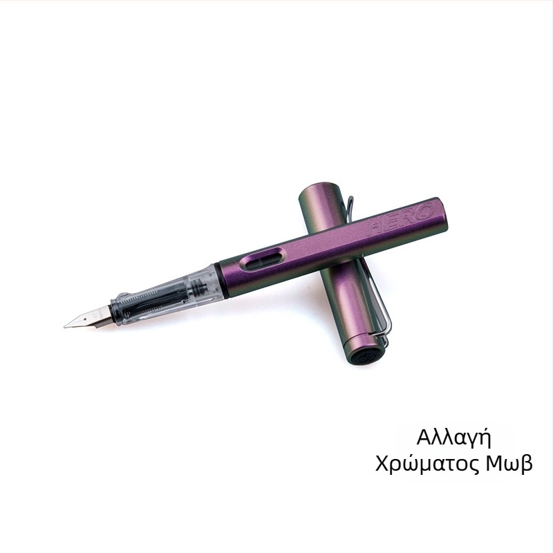 Hero 359 στυλό καλλιγραφίας με ακίδα ιριδίου, σπειροειδές σύστημα τροφοδοσίας μελανιού, μοντέλο 359/359A, συσκευασία 1 τεμάχιο ανά κουτί