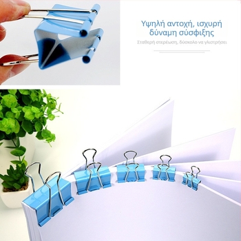 Μεταλλικός φάκελος λογαριασμών Yishen με κλιπ: long tail clip, dovetail clip, fishtail clip