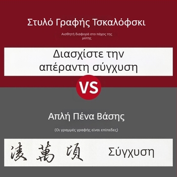 Liupingtang Βιβλίο Αντιγραφής Καλλιγραφίας με Σκληρή Πένα, Χαρτί Άσκησης, Σετ Στυλό για Μαθητές και Ενήλικες