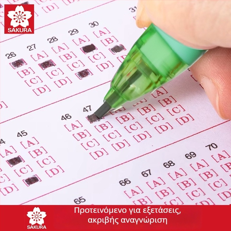 Μηχανικό μολύβι για εξετάσεις, μοντέλο XES1018C, πλαστικό σώμα, ειδικά για ζωγραφική καρτών, εξεταστικό στυλό