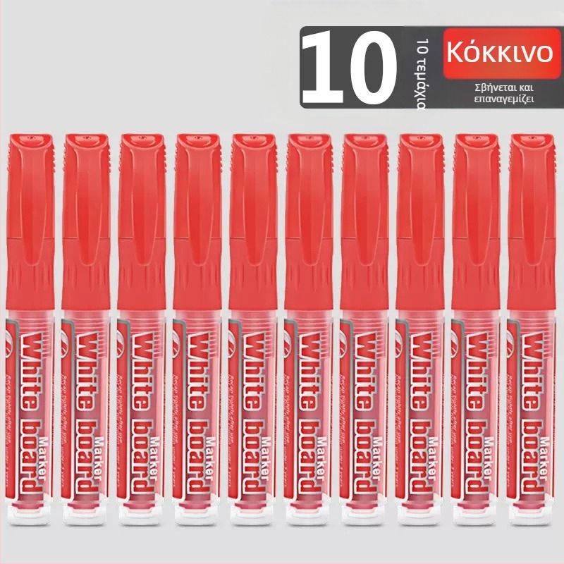 Μαρκαδόρος πίνακα με υδατοβάση, ευρύ άκρο, εύκολο σβήσιμο, για δασκάλους — Μάρκα Olympic Entertainment