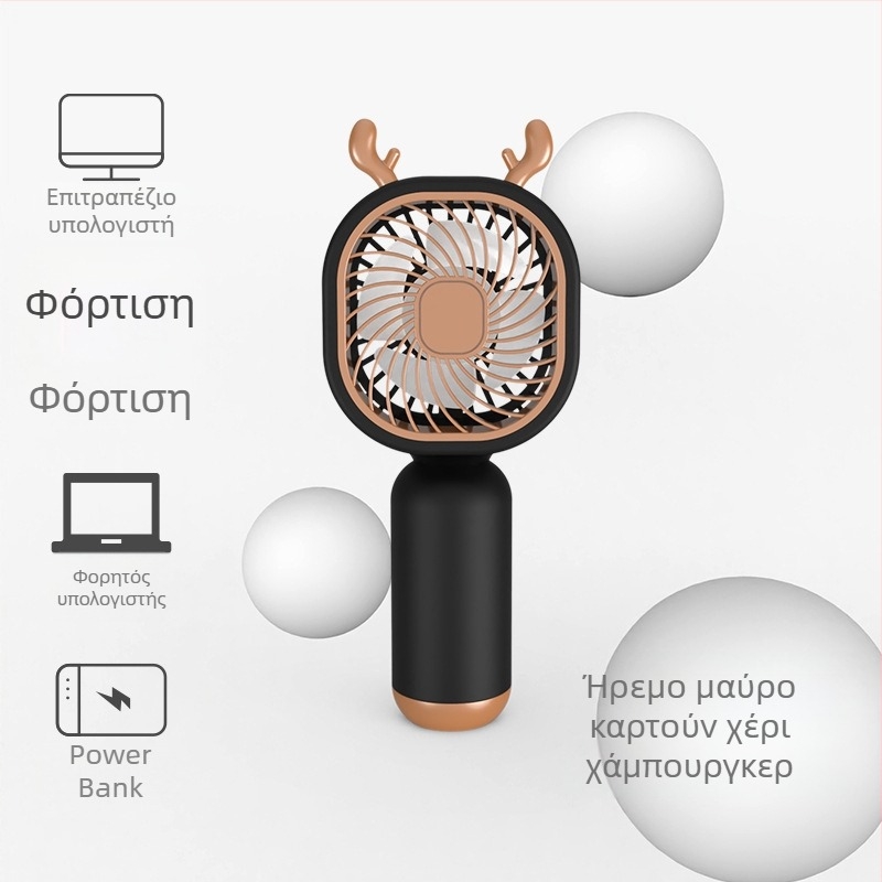 Μίνι φορητός ανεμιστήρας γραφείου, σε στυλ εθνικού μόδας, από πλαστικό; διατίθεται προσαρμογή; κατάλληλος για φοιτητές, ταξίδια, επαγγελματικά ταξίδια και γραφείο; πολυλειτουργικός.