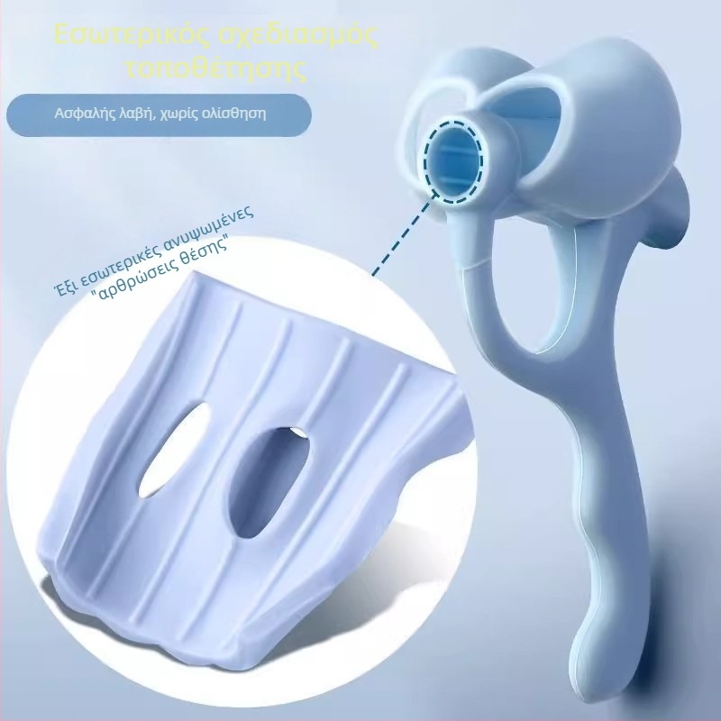 Κράτημα μολυβιού με πέντε δάχτυλα, σιλικόνης προστατευτικό δακτύλου για παιδιά, διόρθωση θέσης γραφής, αρχάριοι νηπιαγωγείου, Μοντέλο 2