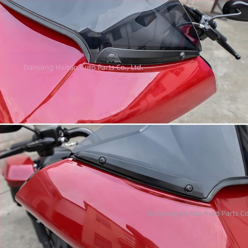 Harley Touring παρμπρίζ: μεταλλικές διακοσμητικές λάμες, μοντέλο HT-MTHAPH0034-2