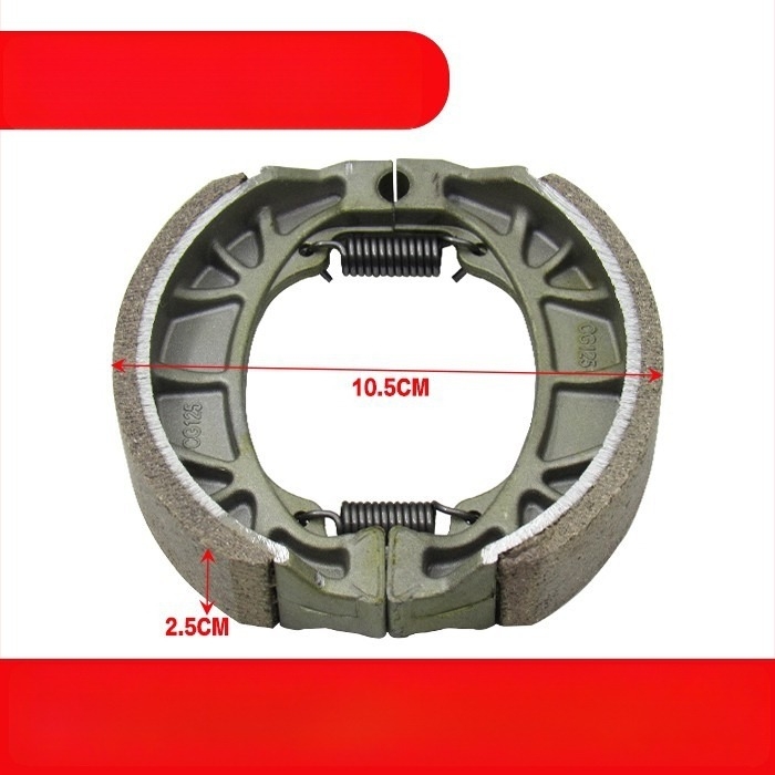 GP CG125 αλουμινένια τακάκια φρένων για πίσω φρένο