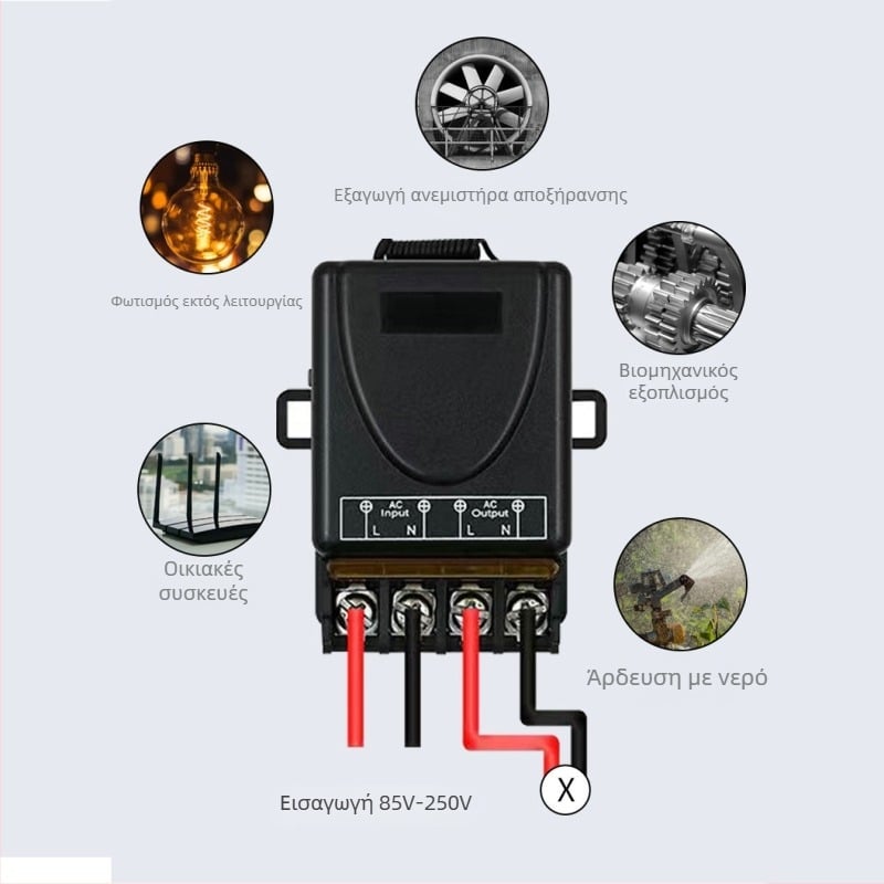 Golden Lion Mai Ασύρματος Διακόπτης Απομακρυσμένου Ελέγχου - Λειτουργική θερμοκρασία από -20°C έως 70°C, CE πιστοποιημένο, απομακρυσμένος διακόπτης ελέγχου