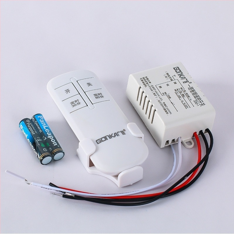 Απομακρυσμένος διακόπτης ενός καναλιού για λαμπτήρες απολύμανσης και λαμπτήρες εξολόθρευσης κουνουπιών — ασύρματη λειτουργία έως 315 m, εύρος -20 έως 75 °C, κατάλληλο για οικιακούς λαμπτήρες