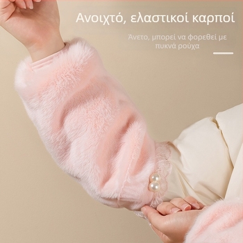 Μακριά προστατευτικά μανίκια για γραφείο — πολυεστερικό ύφασμα, αντίβρωμιάς, χειμώνα και φθινόπωρου, μονόχρωμο σχέδιο, απλός στυλισμός, για γυναίκες