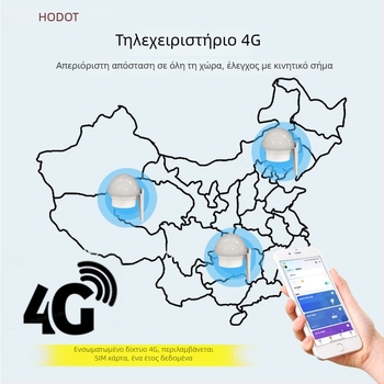 Haobote WiFi Έξυπνος Ασύρματος Διακόπτης Απομακρυσμένου Ελέγχου για Κινητό, -10°C έως 55°C, Απομακρυσμένη Λειτουργία