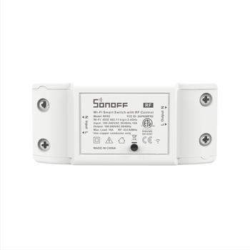 Sonoff RF WiFi έξυπνο βύσμα-διακόπτης για οικιακές συσκευές και λαμπτήρες, 20–70°C, CE πιστοποιημένο
