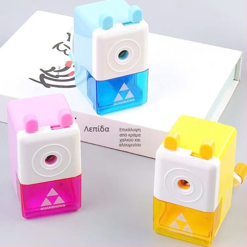 Tenggao 3086 χειροκίνητο ακονιστήρι μMolυβιών, πλαστικό, μηχανισμός χειροκίνητος, βάρος 120 g