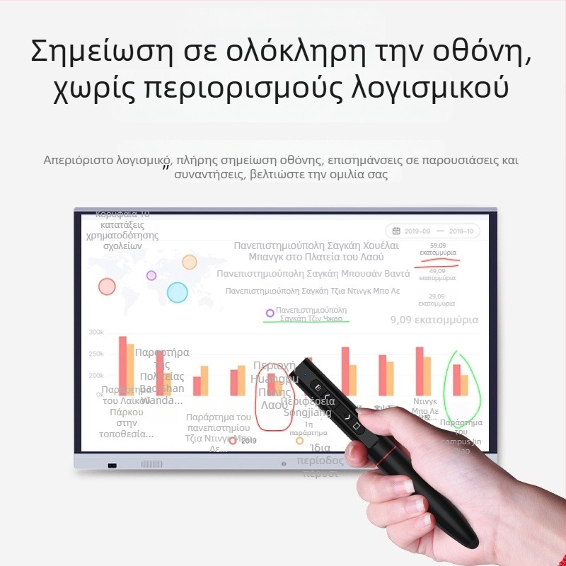 XUELAIBANG διδακτική επίδειξη συσκευή με F21 υπέρυθρο λέιζερ flip στυλό, κατασκευή από κράματα/μέταλλα, κόκκινο φως