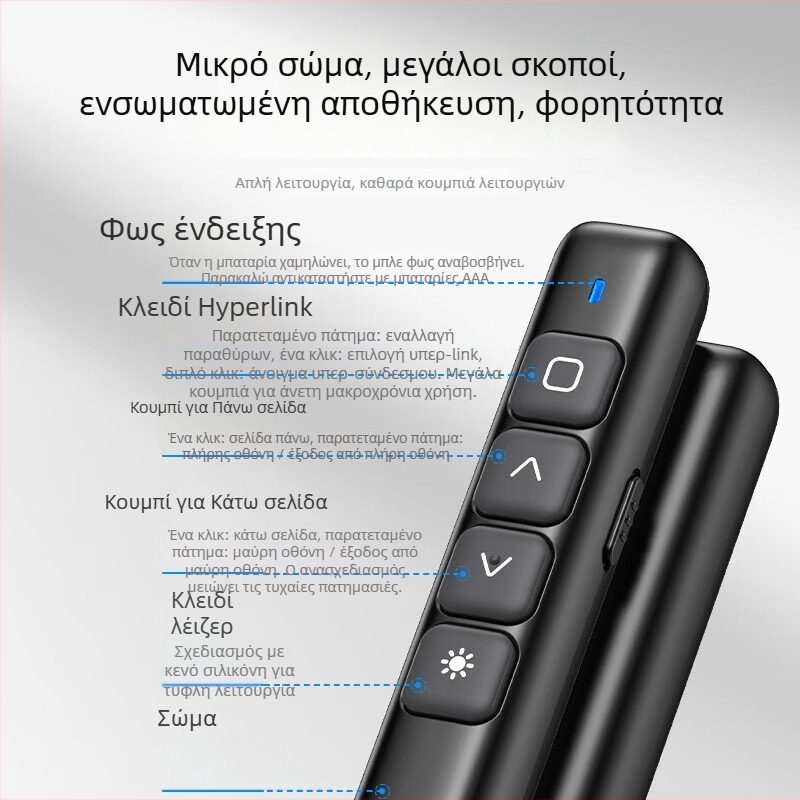 Bias Bi19 Πένα γυρίσματος σελίδων με λέιζερ δείκτη