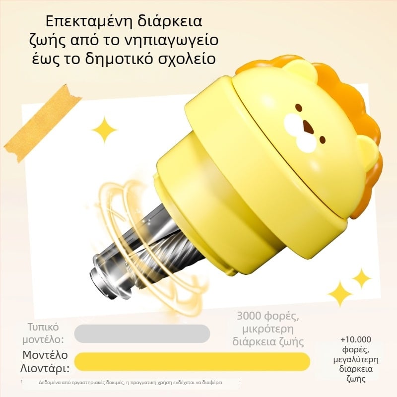 Ηλεκτρική πλήρως αυτόματη ξύστρα μολυβιών JY-023 – 3 επίπεδα ρύθμισης, μπαταρία λιθίου 1800 mAh, ABS υλικό