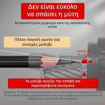 Ξύστρα μολυβιών — χειροκίνητη, ABS, μήκος λεπίδας 2,1 cm, γωνία λεπίδας 60°, γεωμετρικό σχήμα