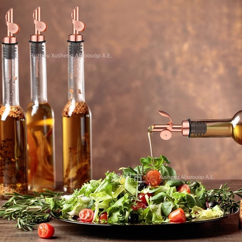 304 ανοξείδωτος χάλυβας: γκράβιτι πορντόρ με καπάκι, αντισταγόνος σχεδίαση, πολυκατευθυντικό στόμιο για λάδι, κρασί και κοκτέιλ