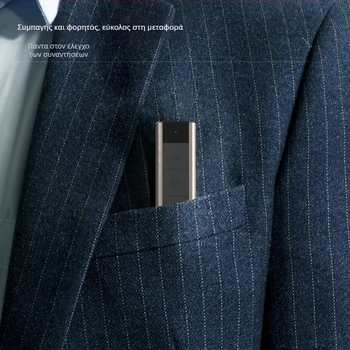 Deli PPT λέιζερ στυλό με τηλεχειριστήριο για παρουσιάσεις πολυμέσων, επαναφορτιζόμενο μέσω USB, εμβέλεια 100 m