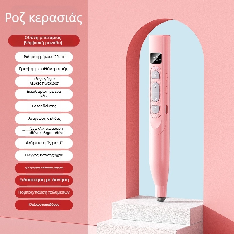Q302 στυλό σελιδοποίησης με αναπτυσσόμενο δείκτη και λέιζερ — πολυλειτουργικός παρουσιαστής για PPT και πολυμέσα
