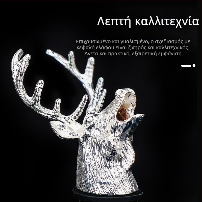 Bodian ανοξείδωτο ατσάλι – πώμα κρασιού και pourer, συμπαγές φρέσκο σχέδιο