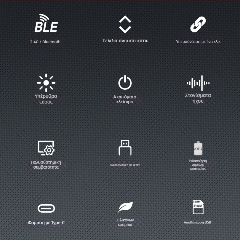 Ασύρματος δείκτης διδασκαλίας από κράμα αλουμινίου, 2.4G/Bluetooth, εμβέλεια λέιζερ 100 m, μήκος κύματος λέιζερ 650 nm, μπαταρία 180 mA