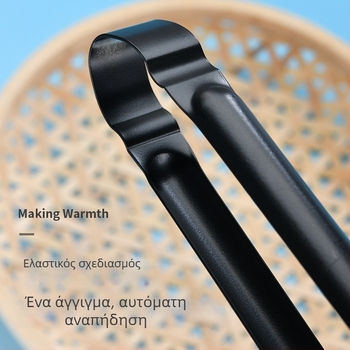 Λαβίδες φαγητών, πολλαπλών χρήσεων, 430 ανοξείδωτος χάλυβας, μοντέλο ZZ-030, 80 g