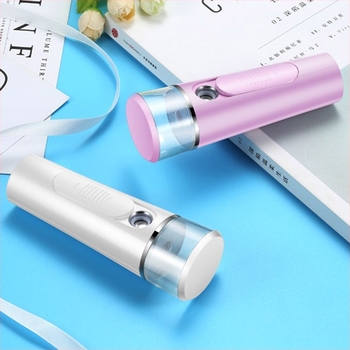 Χειροκίνητος ψεκαστήρας ενυδάτωσης προσώπου με ενσωματωμένη μπαταρία 1000–1200 mAh, κρύος ψεκασμός, αυτόματη απενεργοποίηση, πρώτη ρύθμιση, έως 10 δευτερόλεπτα ψεκασμού, για λίφτινγκ και σύσφιξη προσώπου