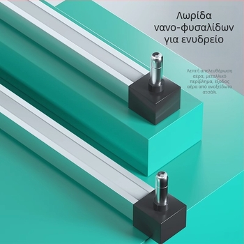 Λωρίδα φυσαλίδων για ενυδρείο με αθόρυβη οξυγονώση, νάνο οξυγονιστής από κράμα αλουμινίου