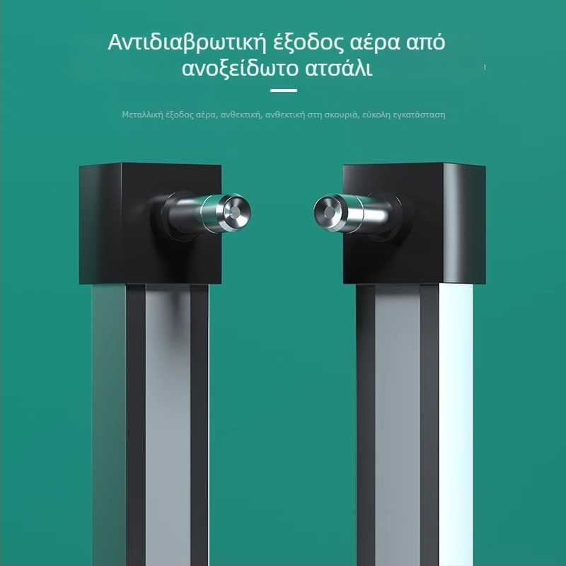 Λωρίδα φυσαλίδων για ενυδρείο με αθόρυβη οξυγονώση, νάνο οξυγονιστής από κράμα αλουμινίου