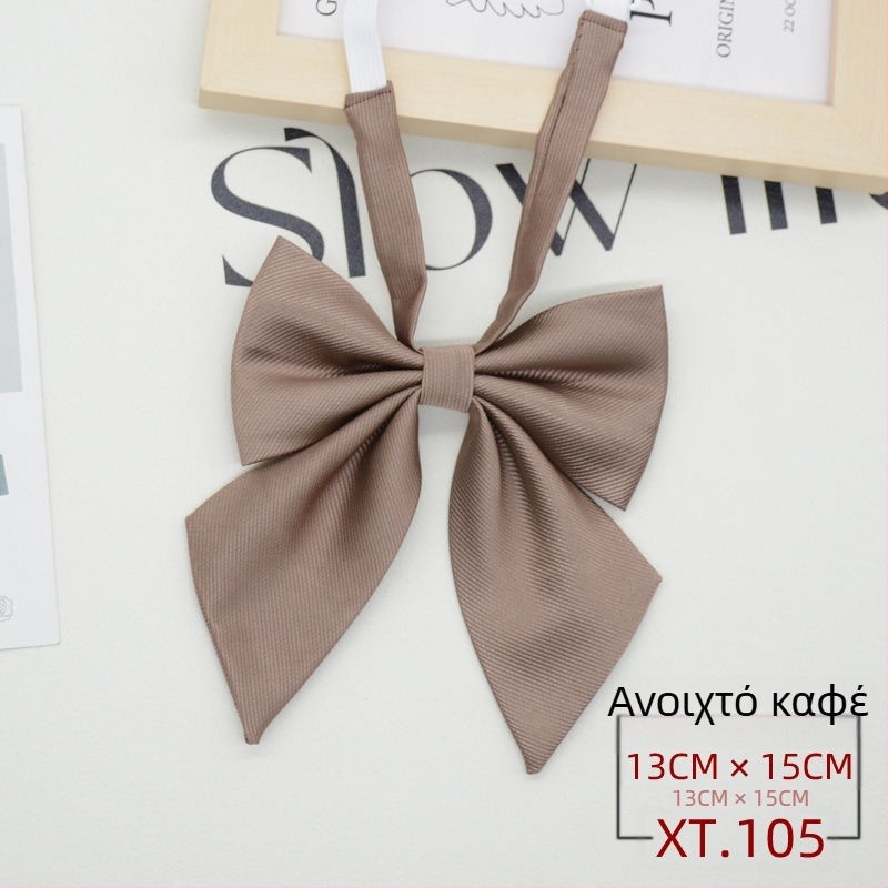 Γυναικείος φιόγκος γιακά με λουλούδι, πολυεστερικό νήμα, Jacquard ύφανση, μονόχρωμο μοτίβο, σχήματος βέλους, κορεατικό στυλ