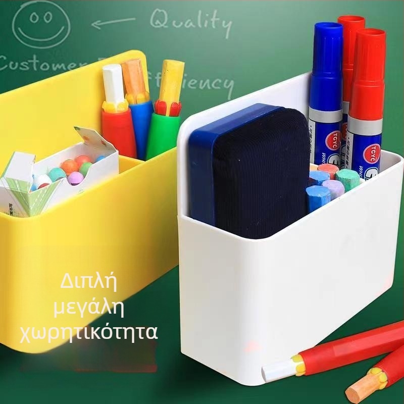 Μοντέλο CIBITONG: Πλαστικός μαγνητικός τετράγωνος θήκη γόμας μαυροπίνακα και θήκη για μαρκαδόρους