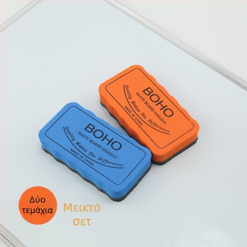 Μαγνητικό σβηστήρι λευκού πίνακα για οικιακή διδασκαλία, με φλανελ πίσω, εύκολο σκούπισμα