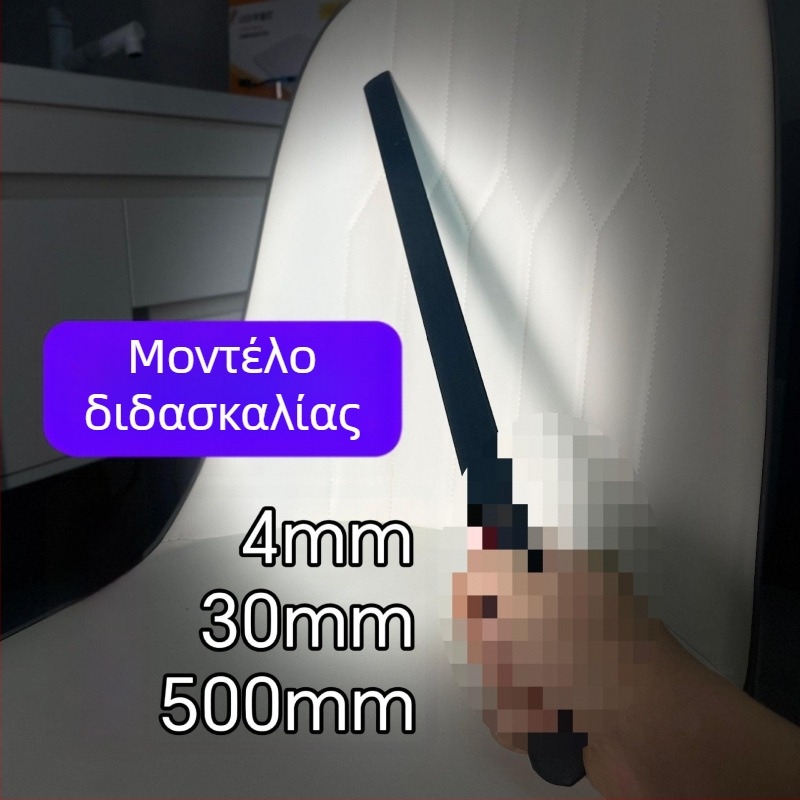 Χάρακας οικιακής χρήσης με δείκτη διδασκαλίας, ρατάν διδακτικό ράβδι, μαλακός χάρακας, ελαφρύ και συμπαγές σχέδιο