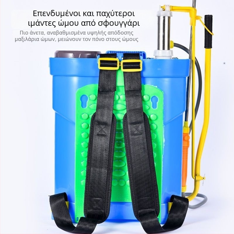 Xin Miao πλαστικό σετ ψεκαστήρων φυτοφαρμάκων από 3 μέρη – χειροκίνητος ψεκαστήρας με αεροπίεση για γεωργία, ομίχλη νερού