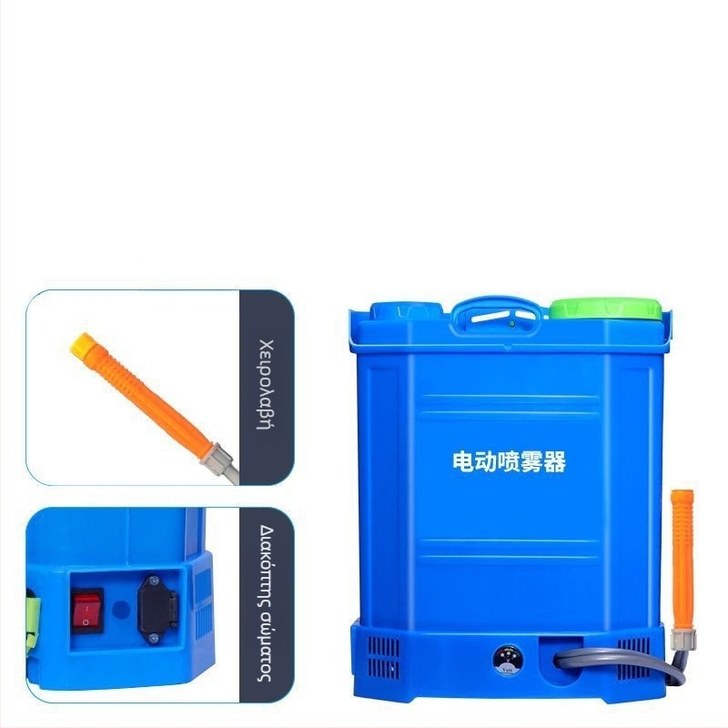 Ηλεκτρικός ψεκαστήρας πλάτης για γεωργία, υψηλής πίεσης, με μπαταρία λιθίου (Μάρκα: Powerful Factory; Διαστάσεις: δες λεπτομέρειες; Σκοπός: Προστασία φυτών)