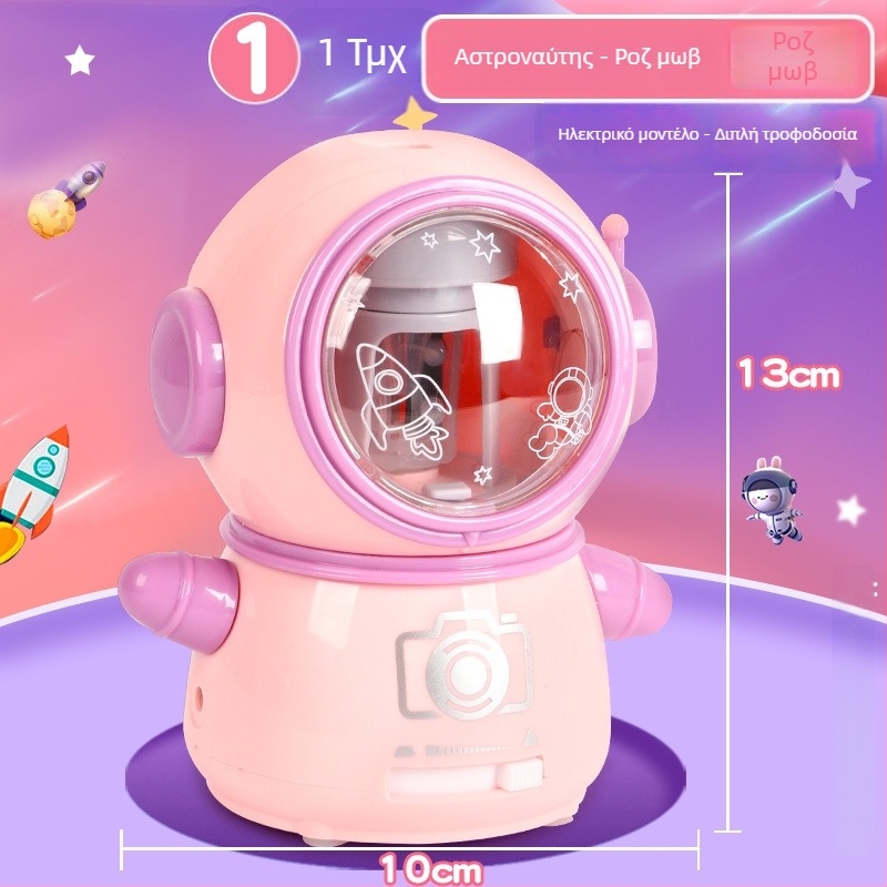 Ηλεκτρική ξύστρα μολυβιού – μοντέλο 0910, πλαστικό σώμα, ηλεκτρική κίνηση, γεωμετρικός σχεδιασμός, βάρος 210 g