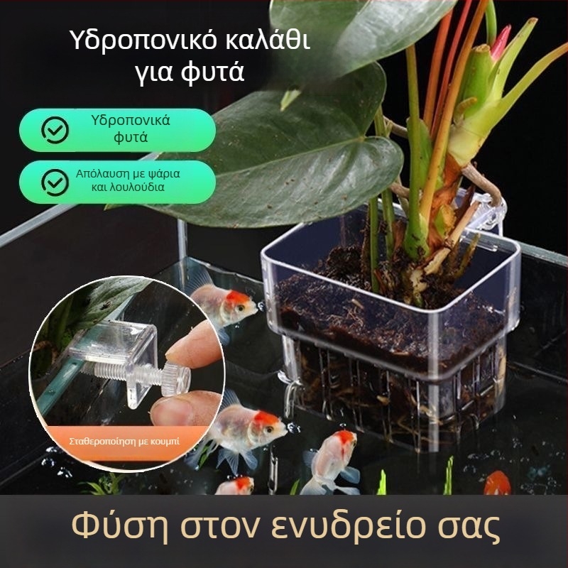 Κρεμαστό καλάθι υδροπονικής φύτευσης για ενυδρείο (ABS; Προέλευση: Guangzhou; Βάρος: 40 g; Κατηγορία: Εξοπλισμός ενυδρείου)