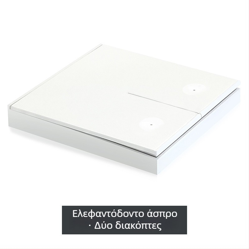 RF433 Ασύρματος διακόπτης τοίχου τύπου 86 με τηλεχειριστήριο, βάρος 65 g, -40°C έως +70°C, κατάλληλο για οικιακές ηλεκτρικές σκούπες