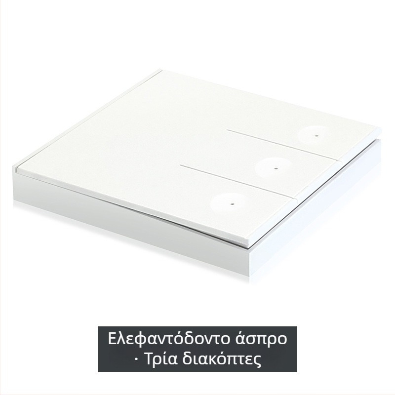 RF433 Ασύρματος διακόπτης τοίχου τύπου 86 με τηλεχειριστήριο, βάρος 65 g, -40°C έως +70°C, κατάλληλο για οικιακές ηλεκτρικές σκούπες