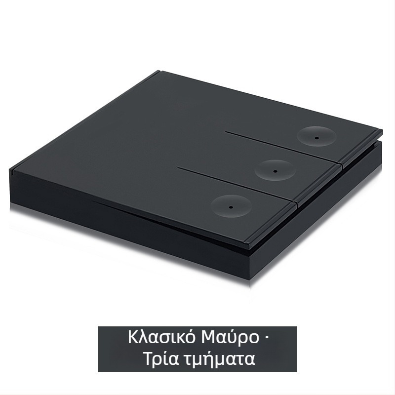 RF433 Ασύρματος διακόπτης τοίχου τύπου 86 με τηλεχειριστήριο, βάρος 65 g, -40°C έως +70°C, κατάλληλο για οικιακές ηλεκτρικές σκούπες