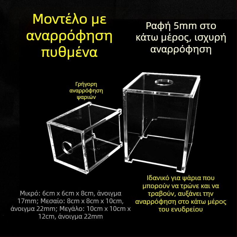 Κάλυμμα εισόδου ενυδρείου 3-σε-1 με προστασία από αναρρόφηση και φραγή άμμου