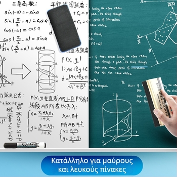 Xin Guo Γόμα για πίνακα – ξύλινο πίσω μέρος; επιφάνεια από φελτ; μάρκα Xin Guo