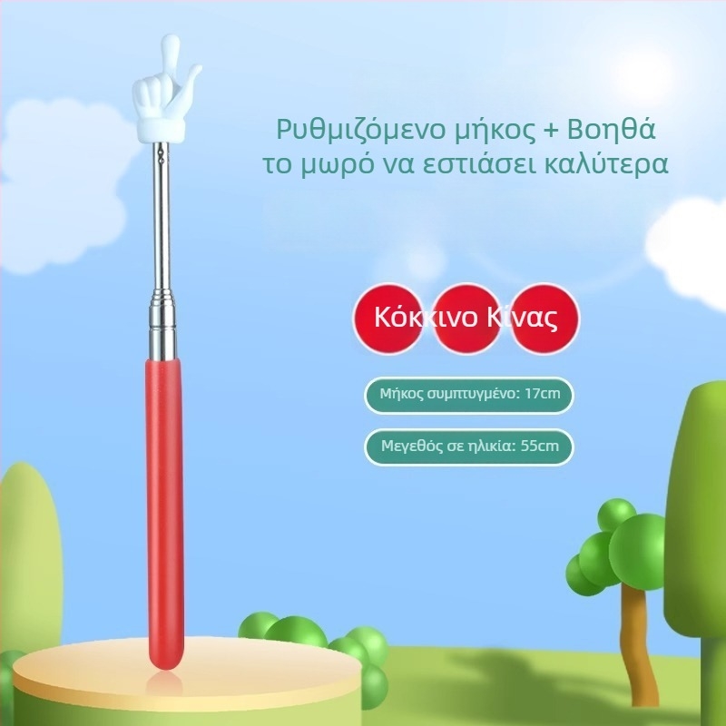Μεταλλική αναδιπλούμενη ραβδί για τάξη, εκπαιδευτικό εργαλείο, μάρκα Friendly, Τύπος: Ραβδί, Προδιαγραφές: Κανονικές, Εκτύπωση λογότυπου: Δεν είναι δυνατή