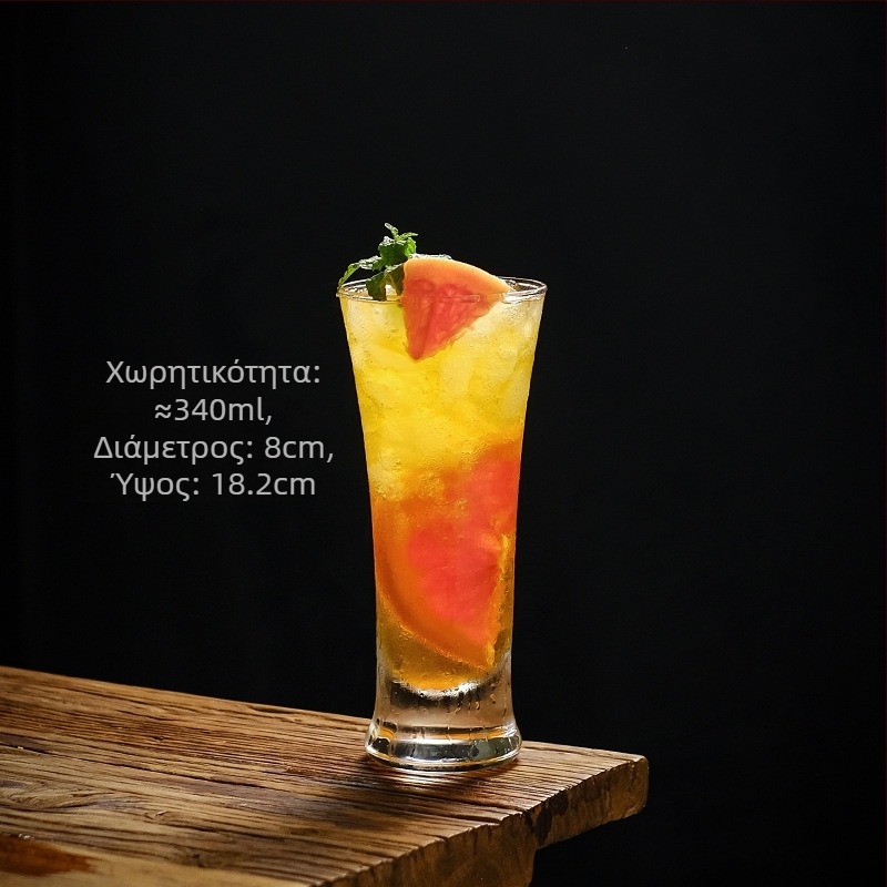 Ποτήρι κοκτέιλ για μπαρ με ψηλό πόδι, γυαλί, χωρητικότητα 401–500 ml, στυλ National Tide Wind, εκτυπωμένο λογότυπο, δυνατότητα παραμετροποίησης