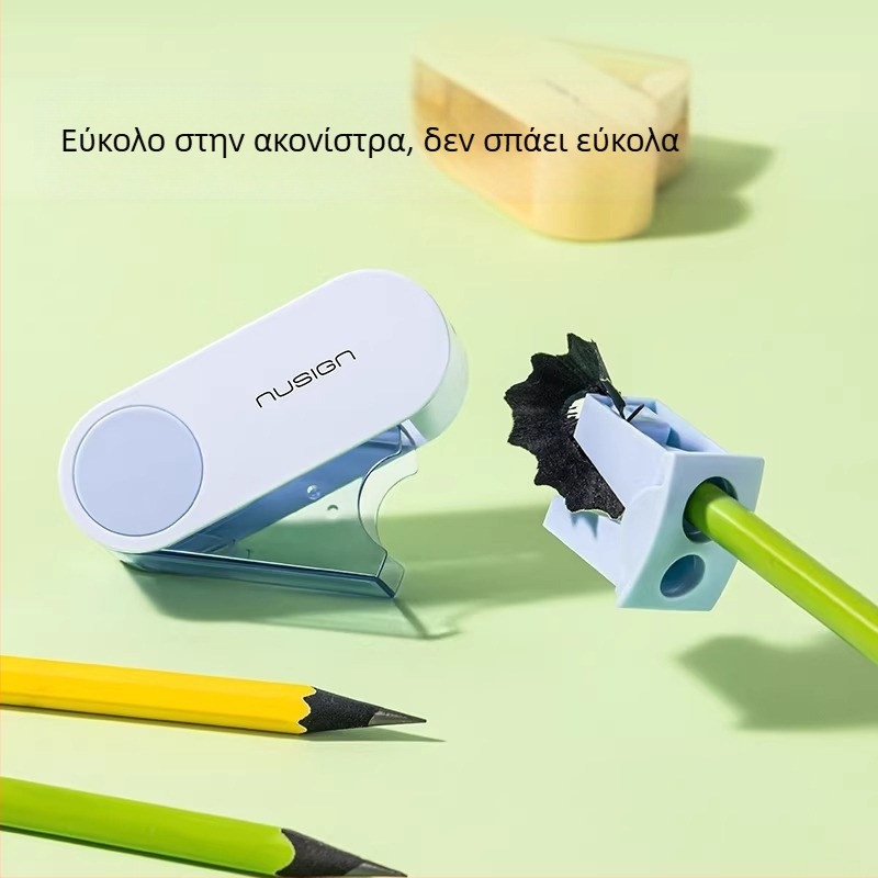 Σβήστρα μολυβιών με δύο οπές – χειροκίνητη, πλαστική, μοντέλο NS074, μη ηλεκτρική