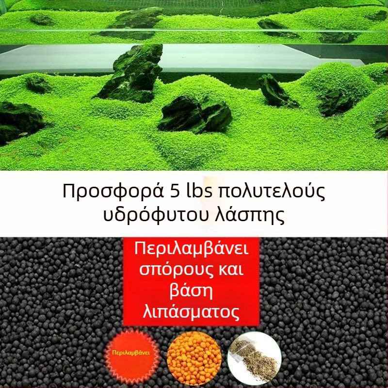 Σετ Διακόσμησης Ενυδρείου: Κεραμικός Άμμος, Άμμος Πυθμένα, Σπόροι Υδρόβιων Φυτών, Βασικό Λίπασμα, Διάφανο Νερό