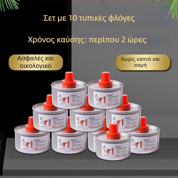 Καύσιμο λαμπτήρα αλκοόλης για μικρό κατσαρολάκι – μάρκα Friends, οικολογικό μείγμα λαδιών (ορυκτά έλαια και φυτικά έλαια), μοντέρνος απλός σχεδιασμός, καίει 30/60/120 λεπτά